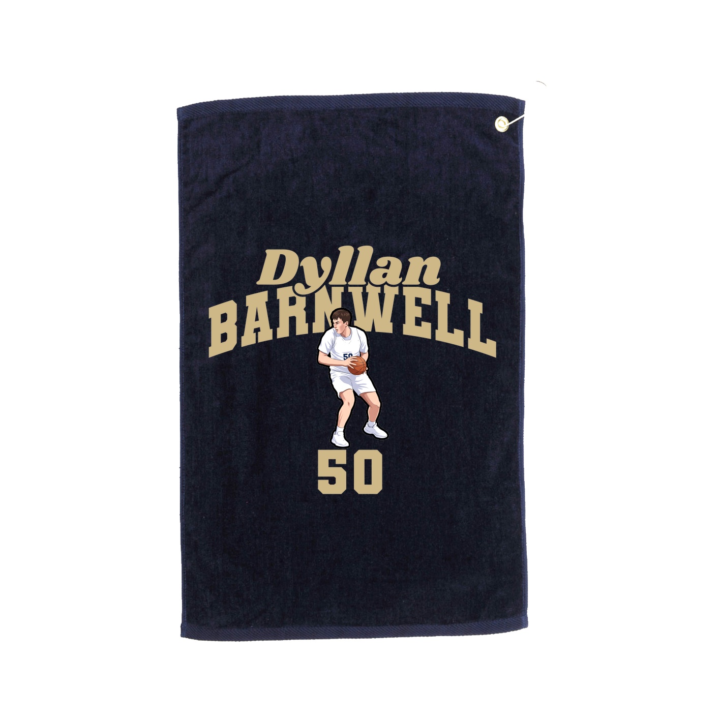 Golf Towel — Signature Arch in Navy
