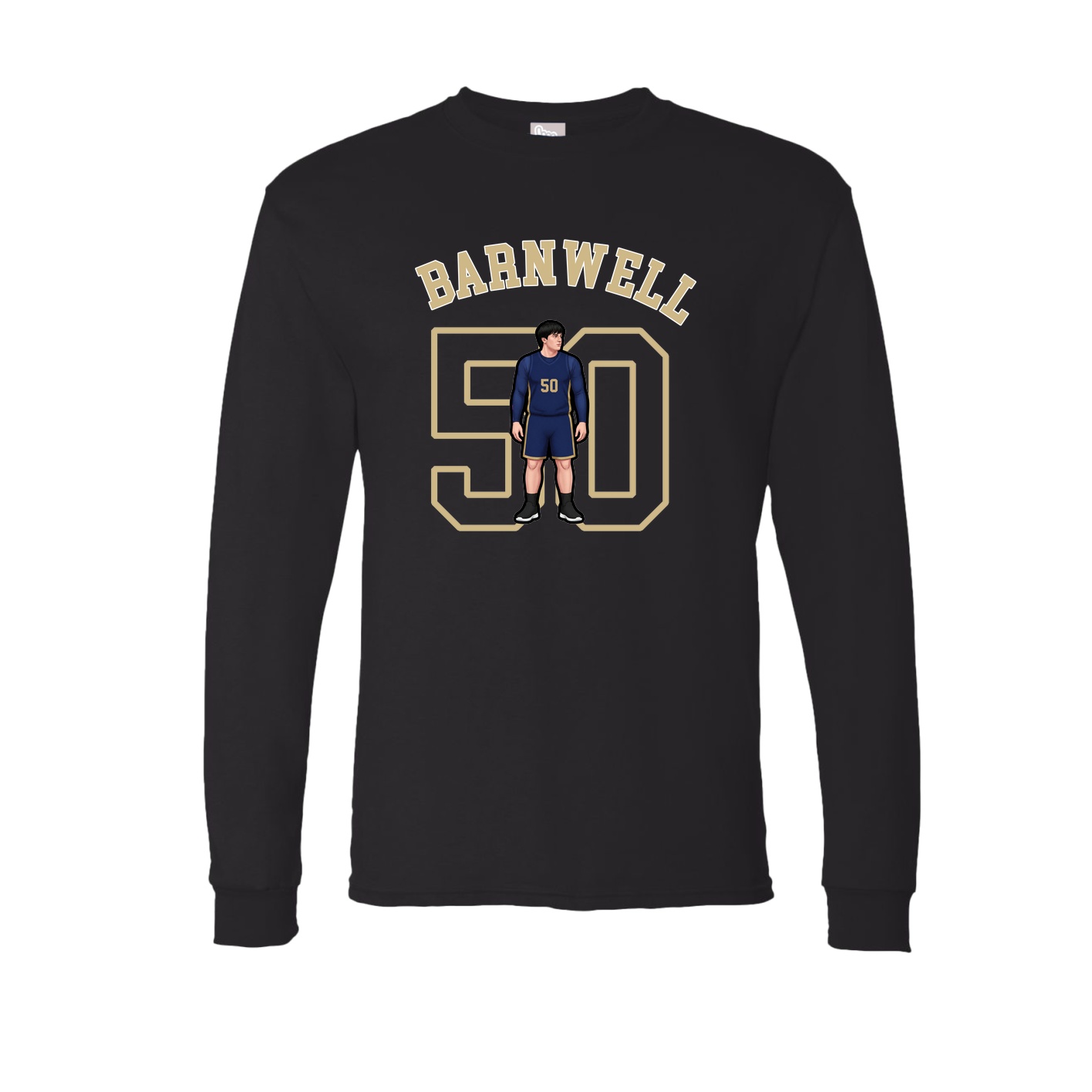Long Sleeve Tee — Shirsey Arch in Black