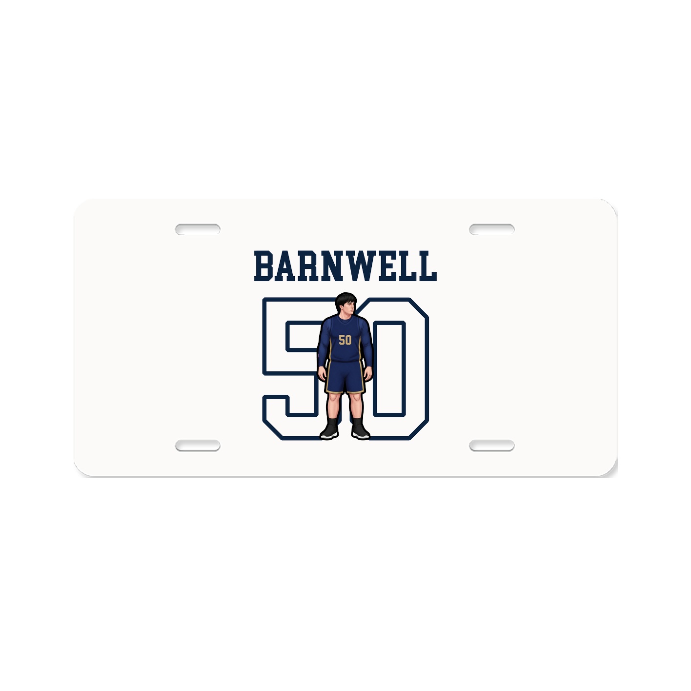 License Plate — Shirsey in Classic