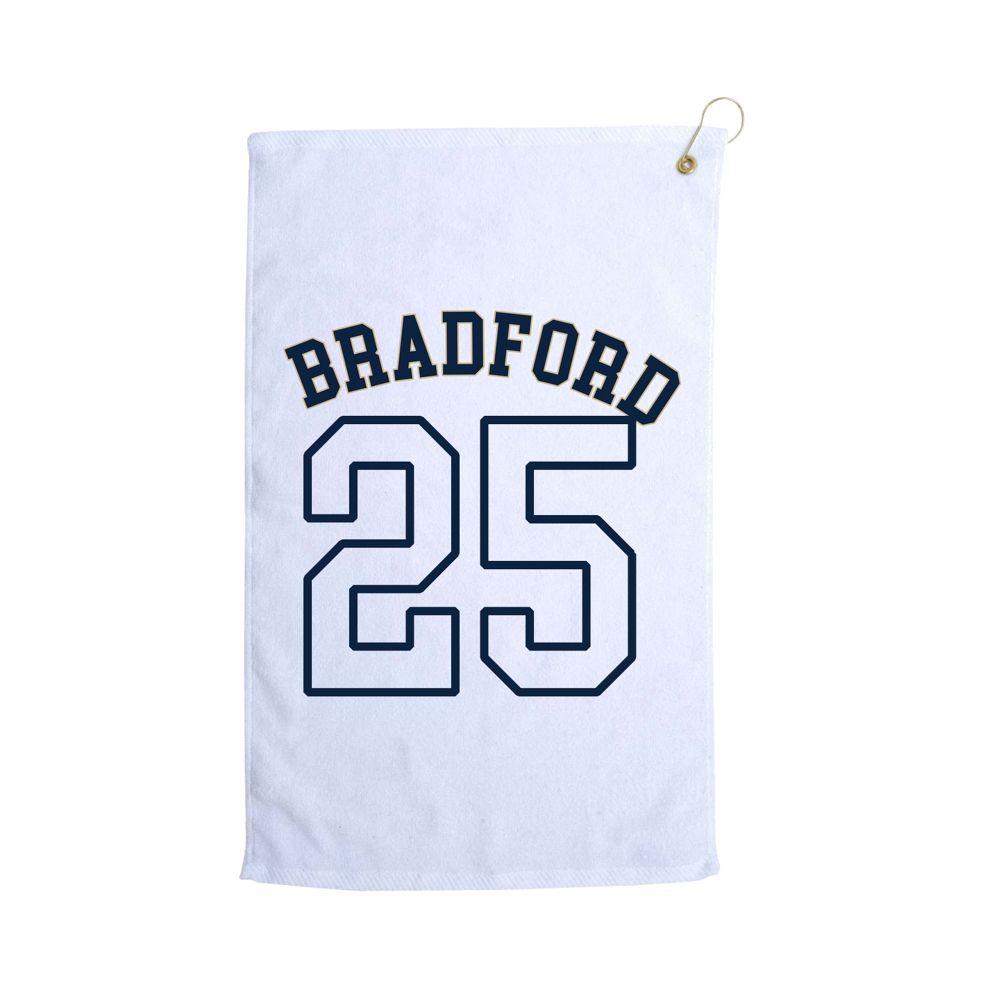 Golf Towel — Shirsey Arch in White