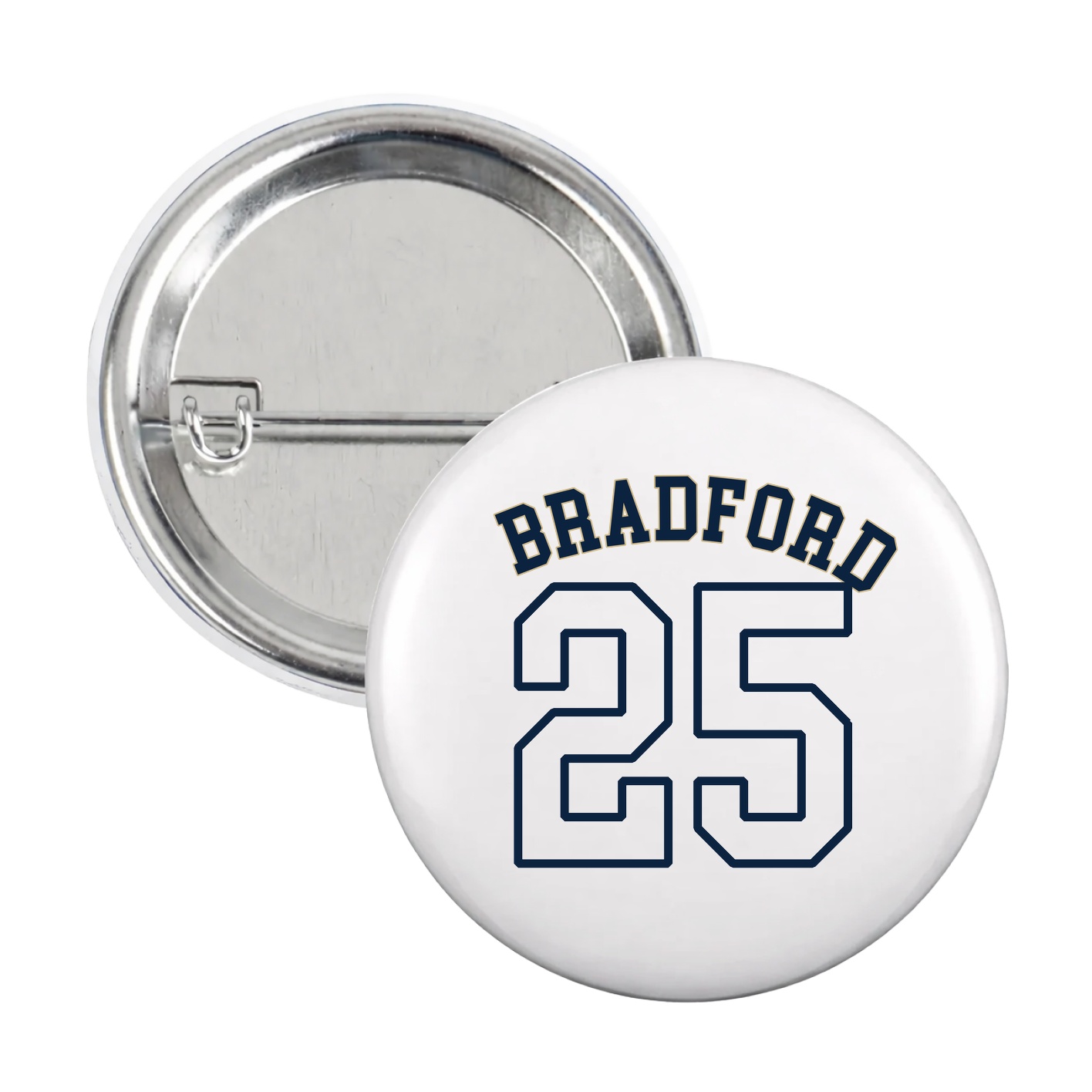 Game Day Button — Shirsey Arch in White