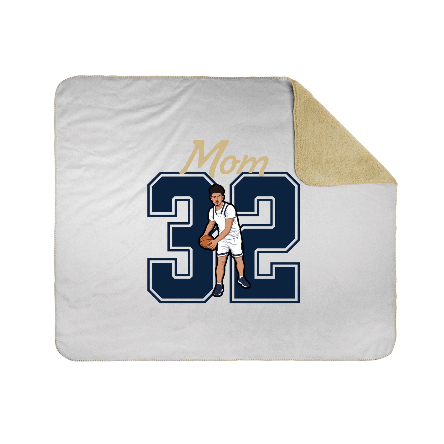 Throw Blanket — Mothers Day Shirsey in White