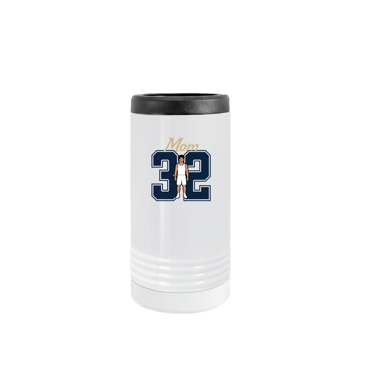 Slim Beverage Holder — Mothers Day Shirsey in White