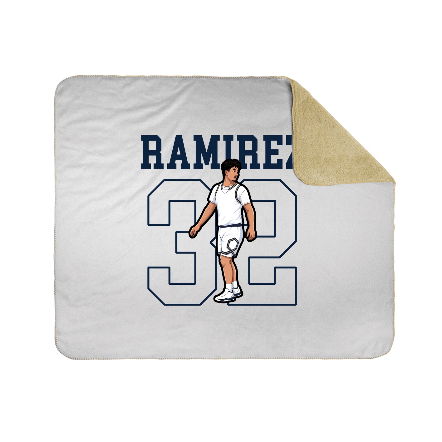50x60 Sherpa Lined Throw Blanket