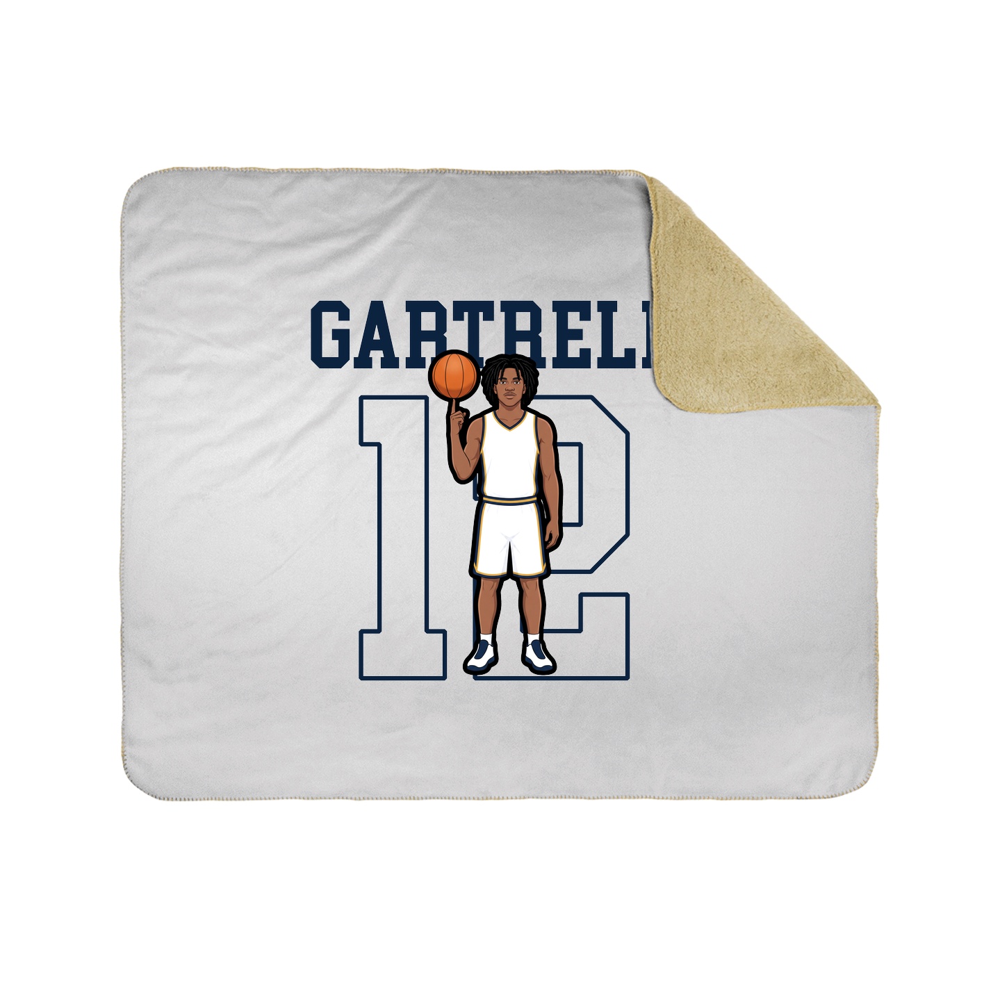 50x60 Sherpa Lined Throw Blanket