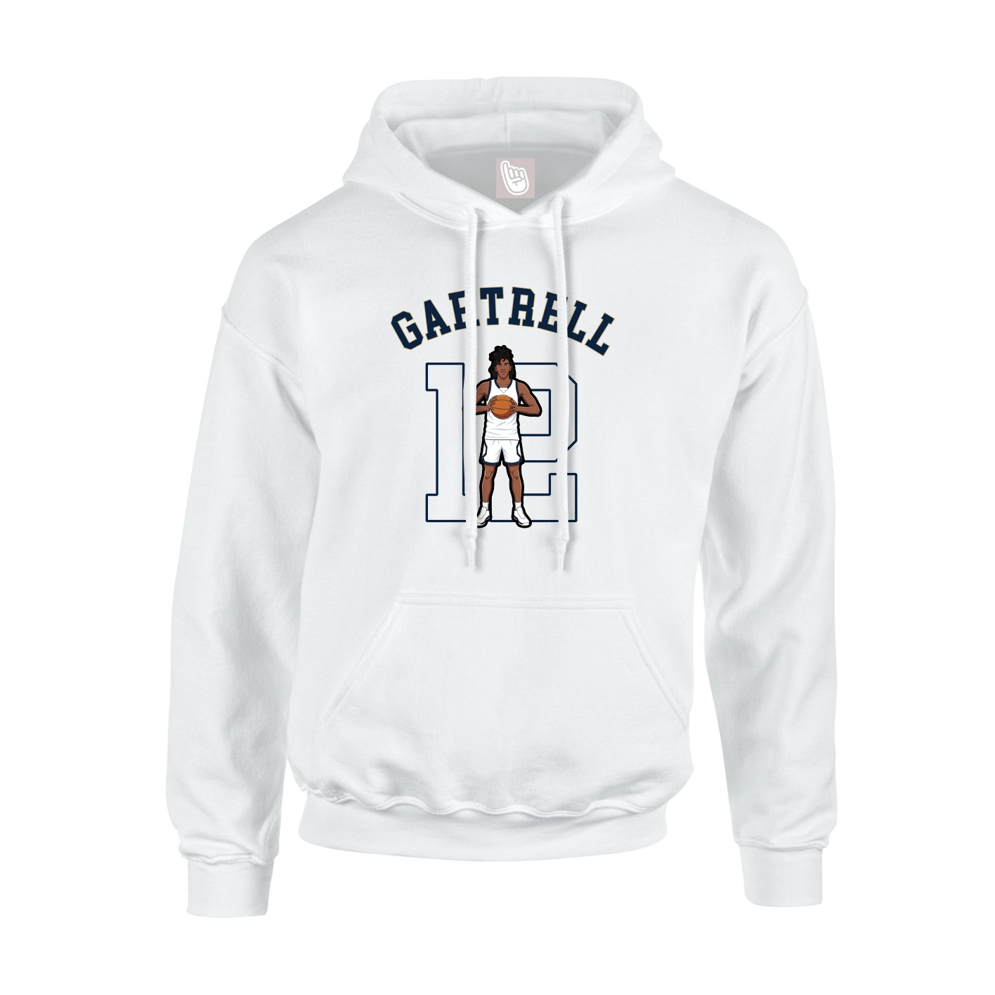 Hoodie — Shirsey Arch in White
