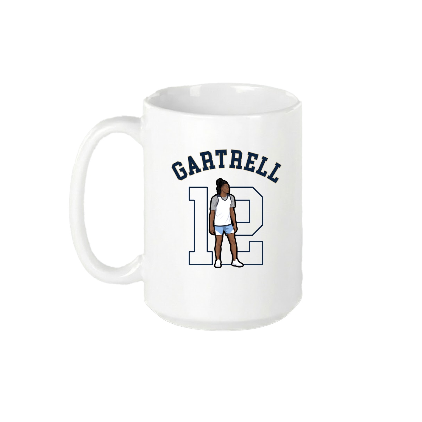 15oz Coffee Mug — Shirsey Arch in White