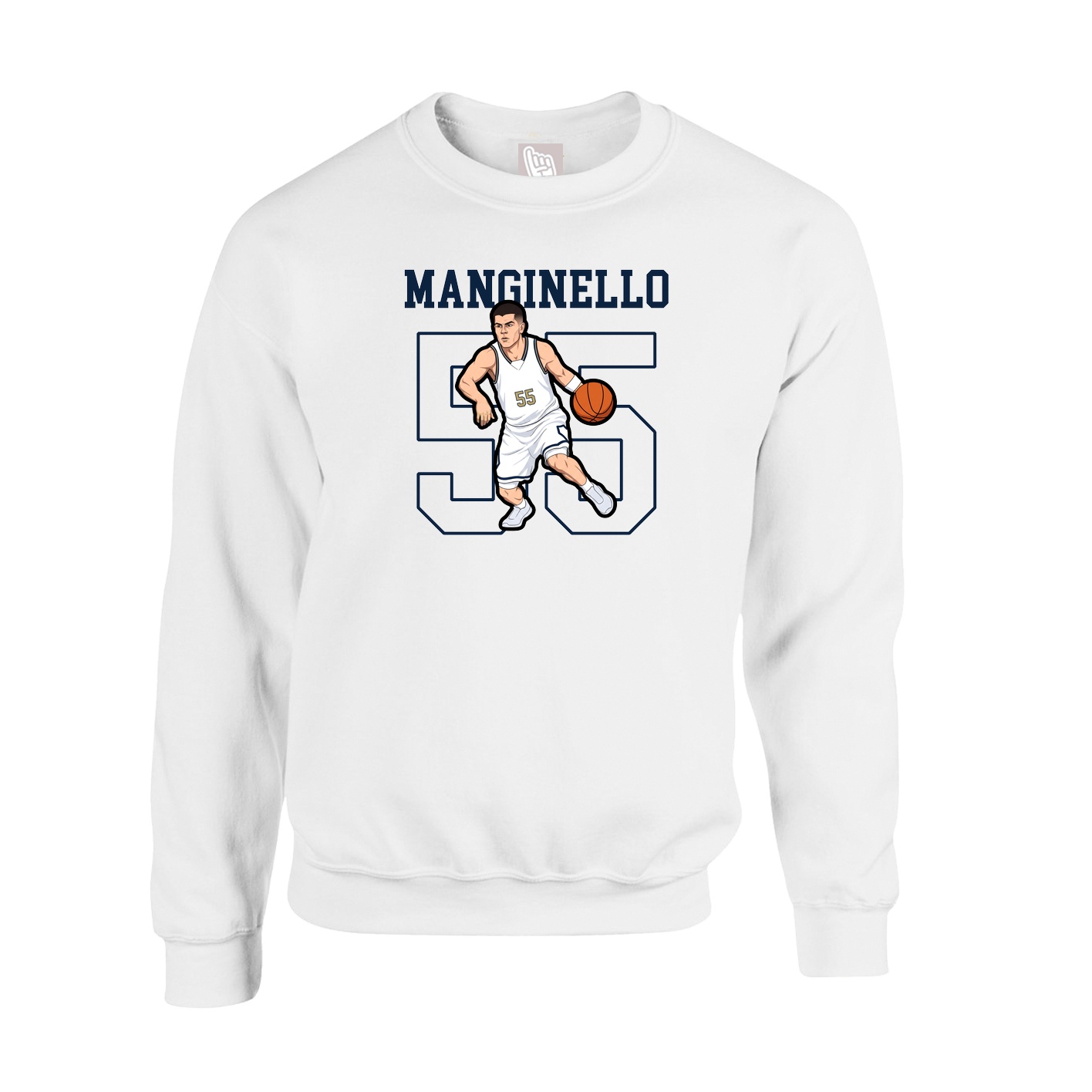 Fleece Crew — Shirsey in White