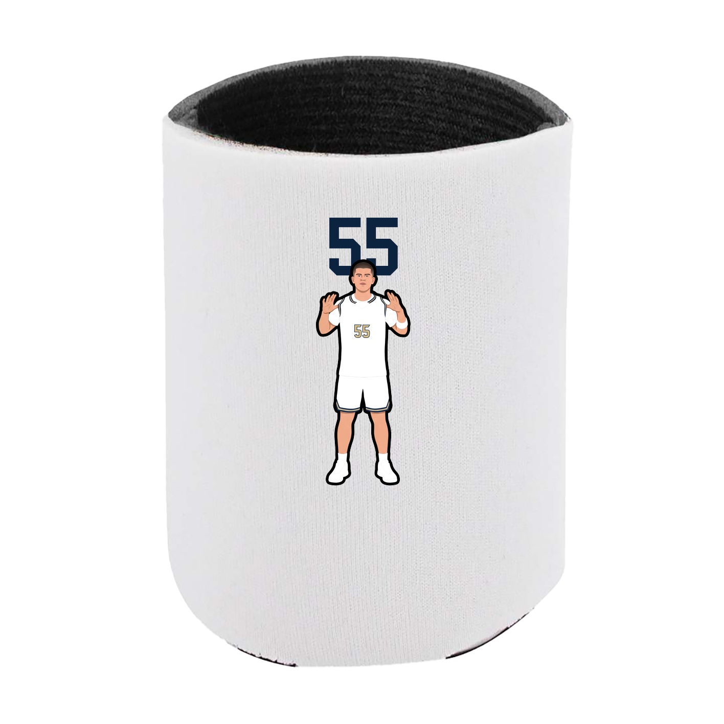 Can Holder — Number Top in White