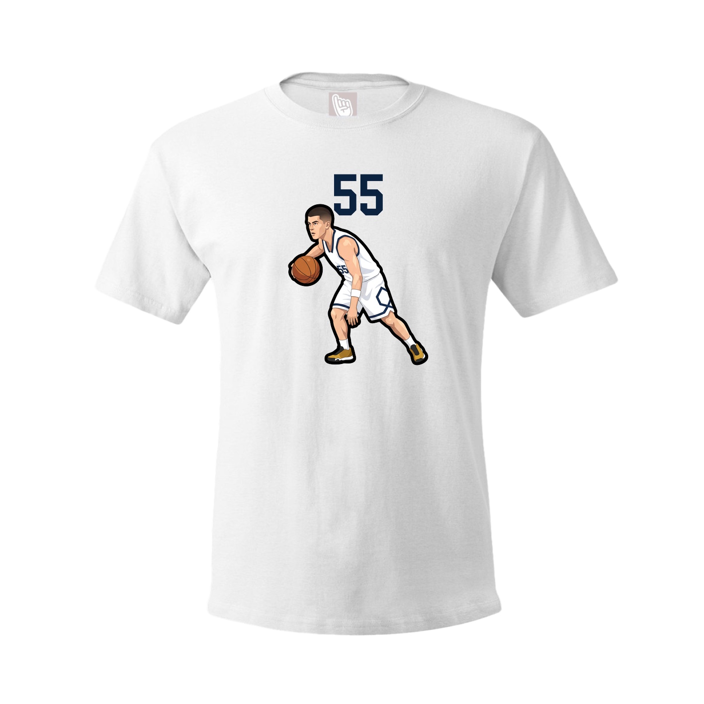 Tee — Number Top in White