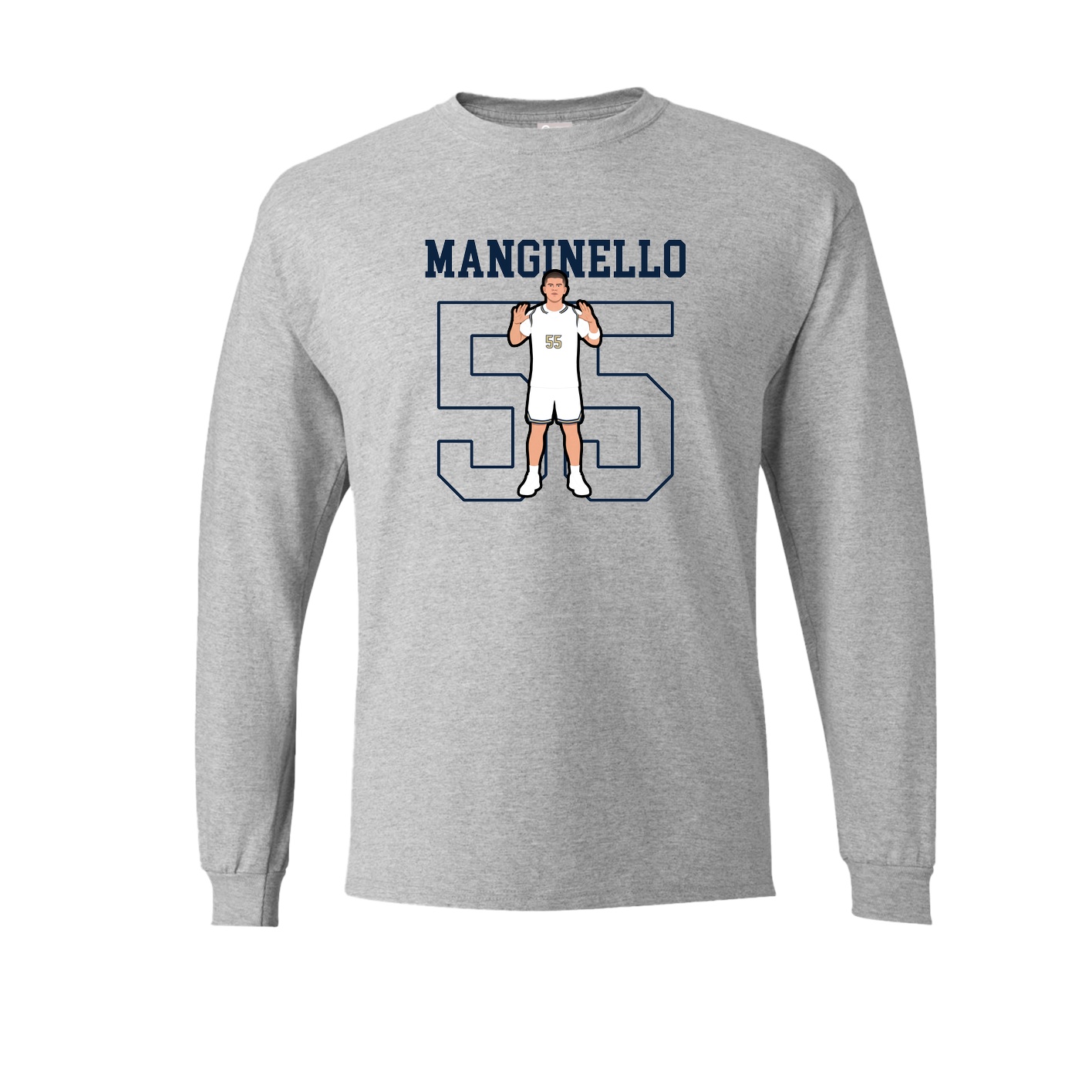 Long Sleeve Tee — Shirsey in Grey