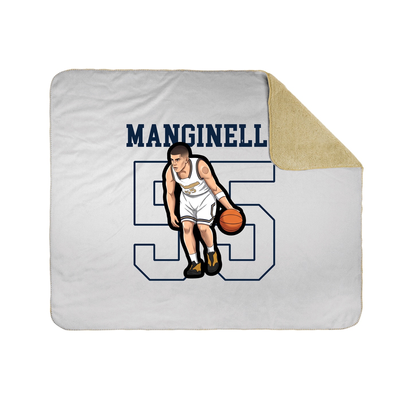 Throw Blanket — Shirsey in White