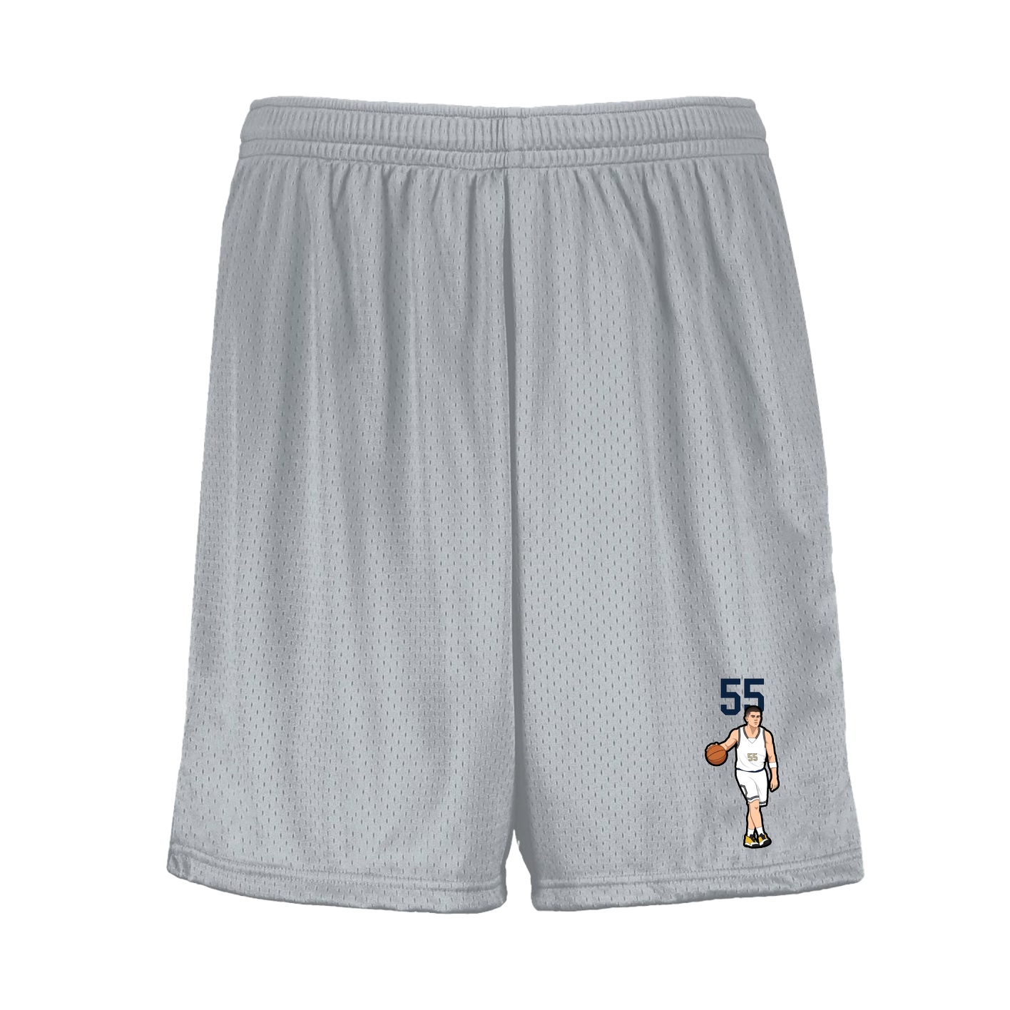 Shorts — Number Top in Silver