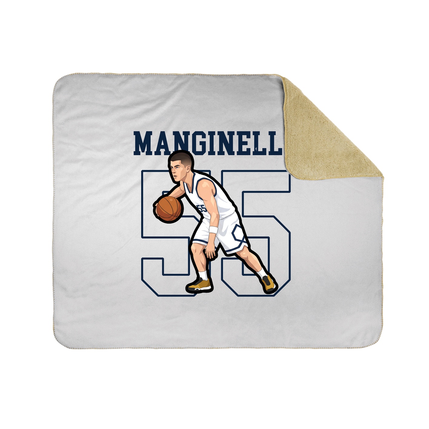 Throw Blanket — Shirsey in White