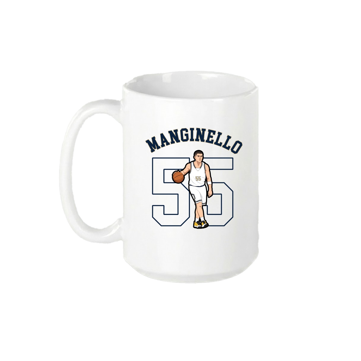 15oz Coffee Mug — Shirsey Arch in White