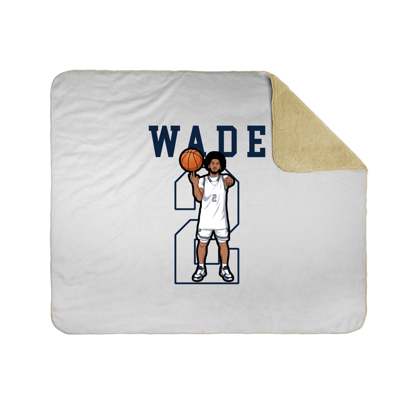 Throw Blanket — Shirsey in White
