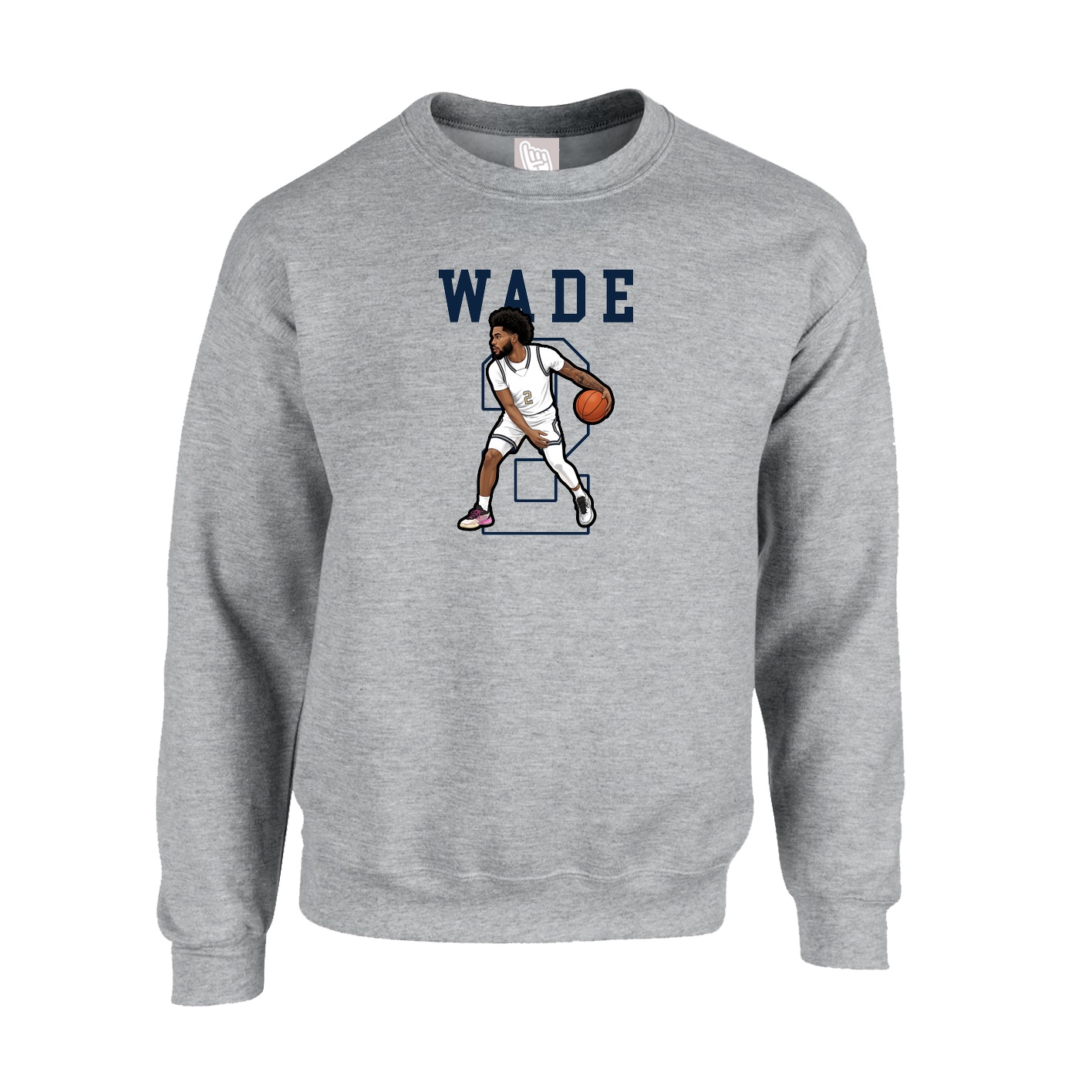 Fleece Crew — Shirsey in Grey