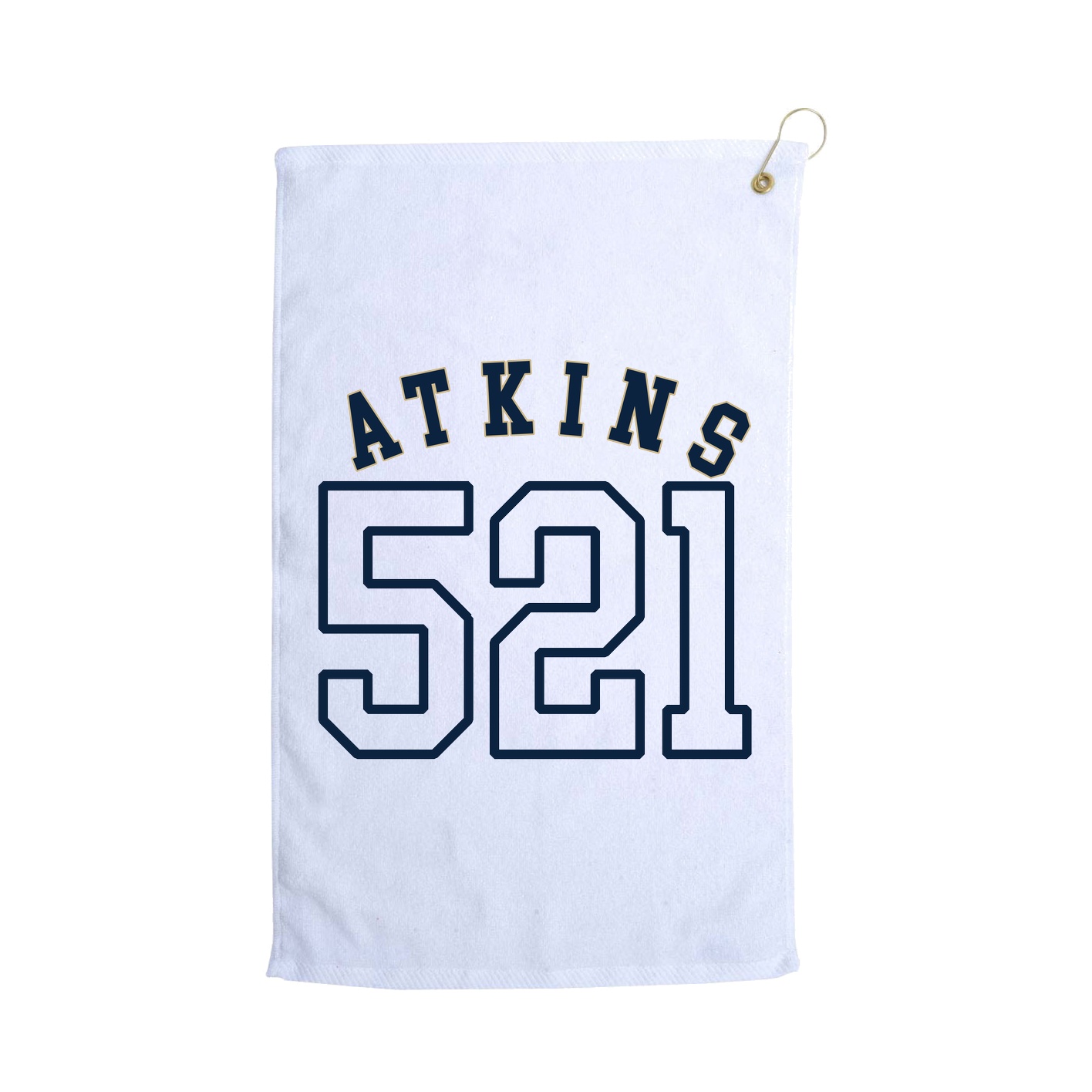 Golf Towel — Shirsey Arch in White