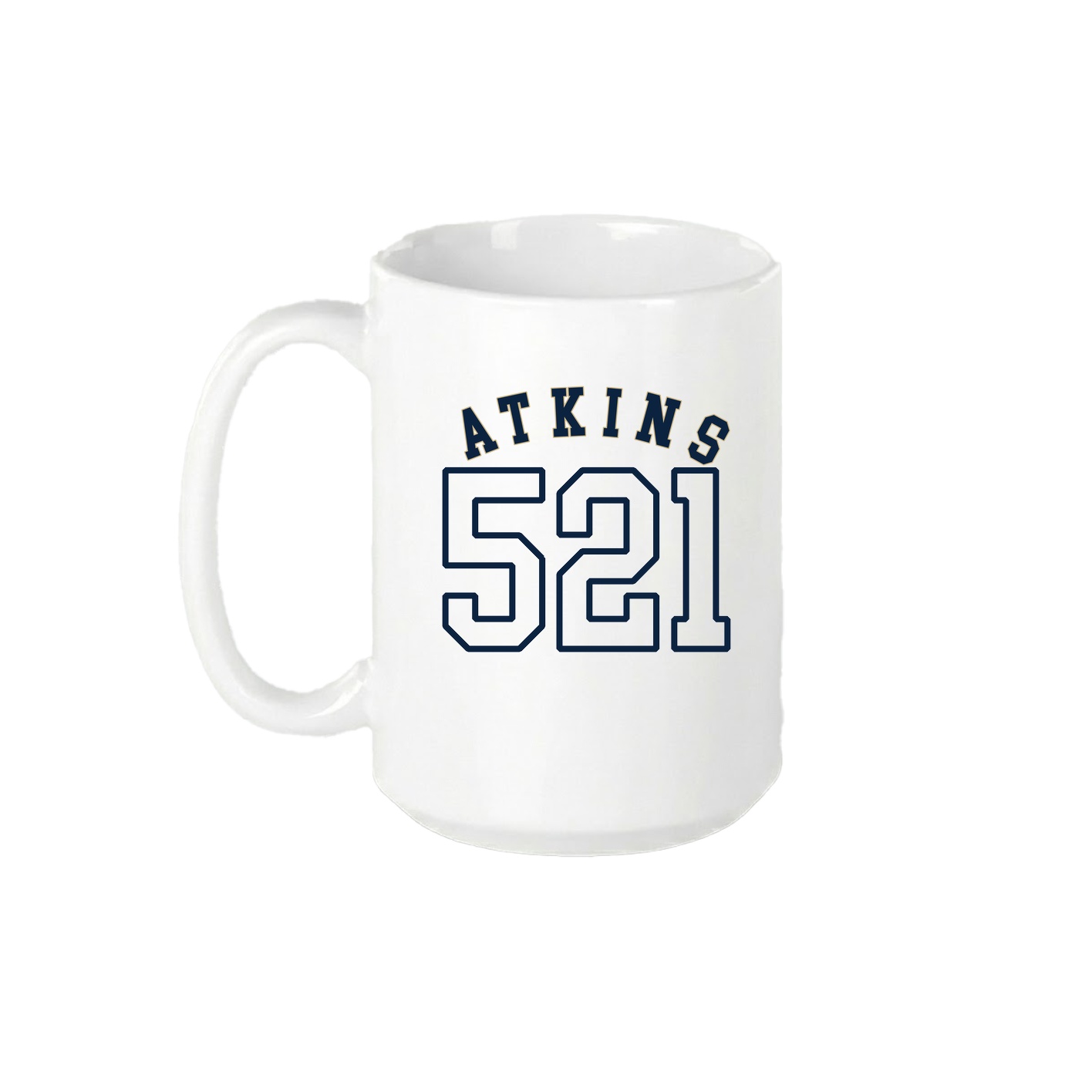 15oz Coffee Mug — Shirsey Arch in White