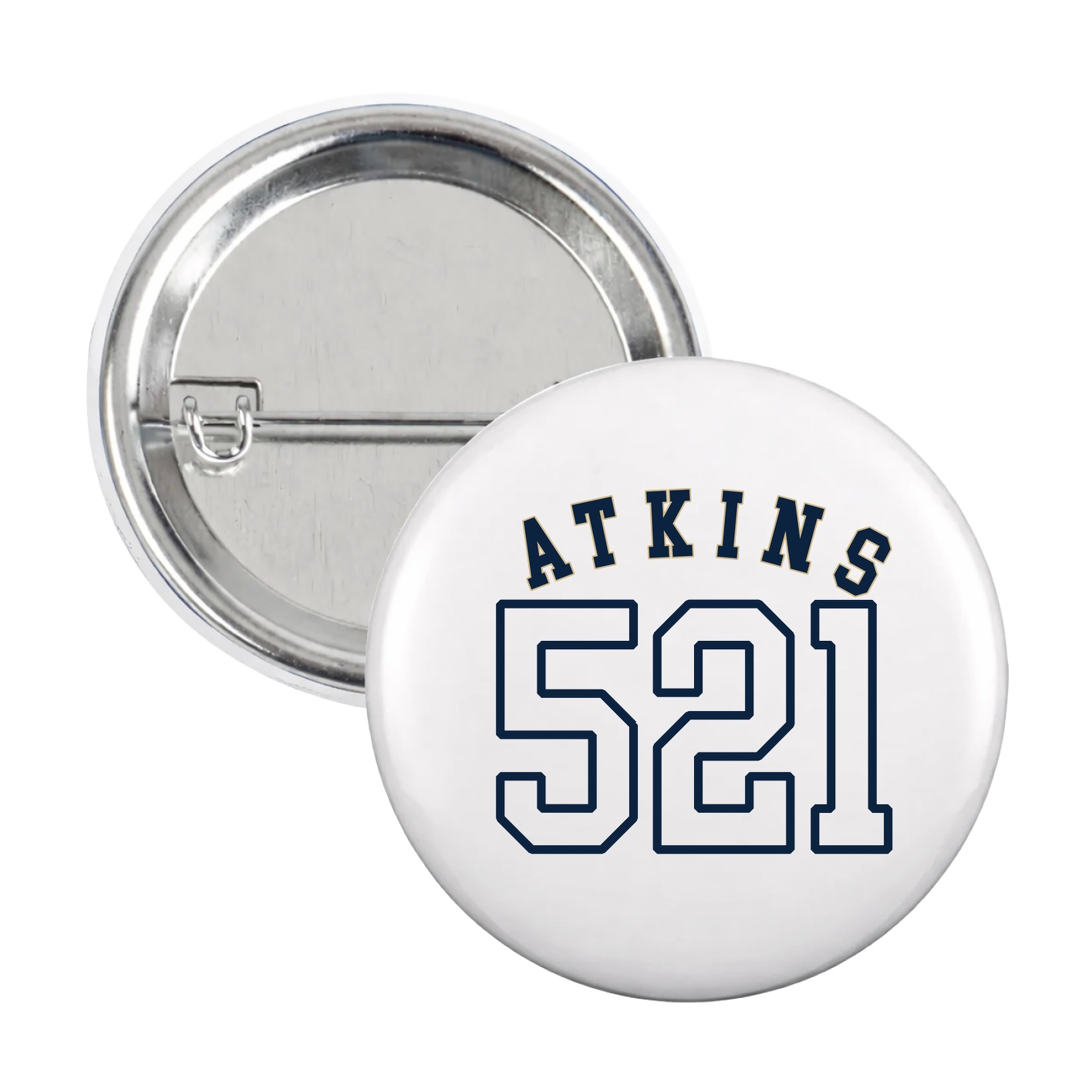 Game Day Button — Shirsey Arch in White