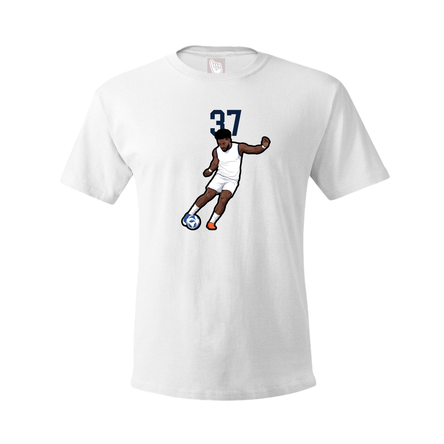 Tee — Number Top in White