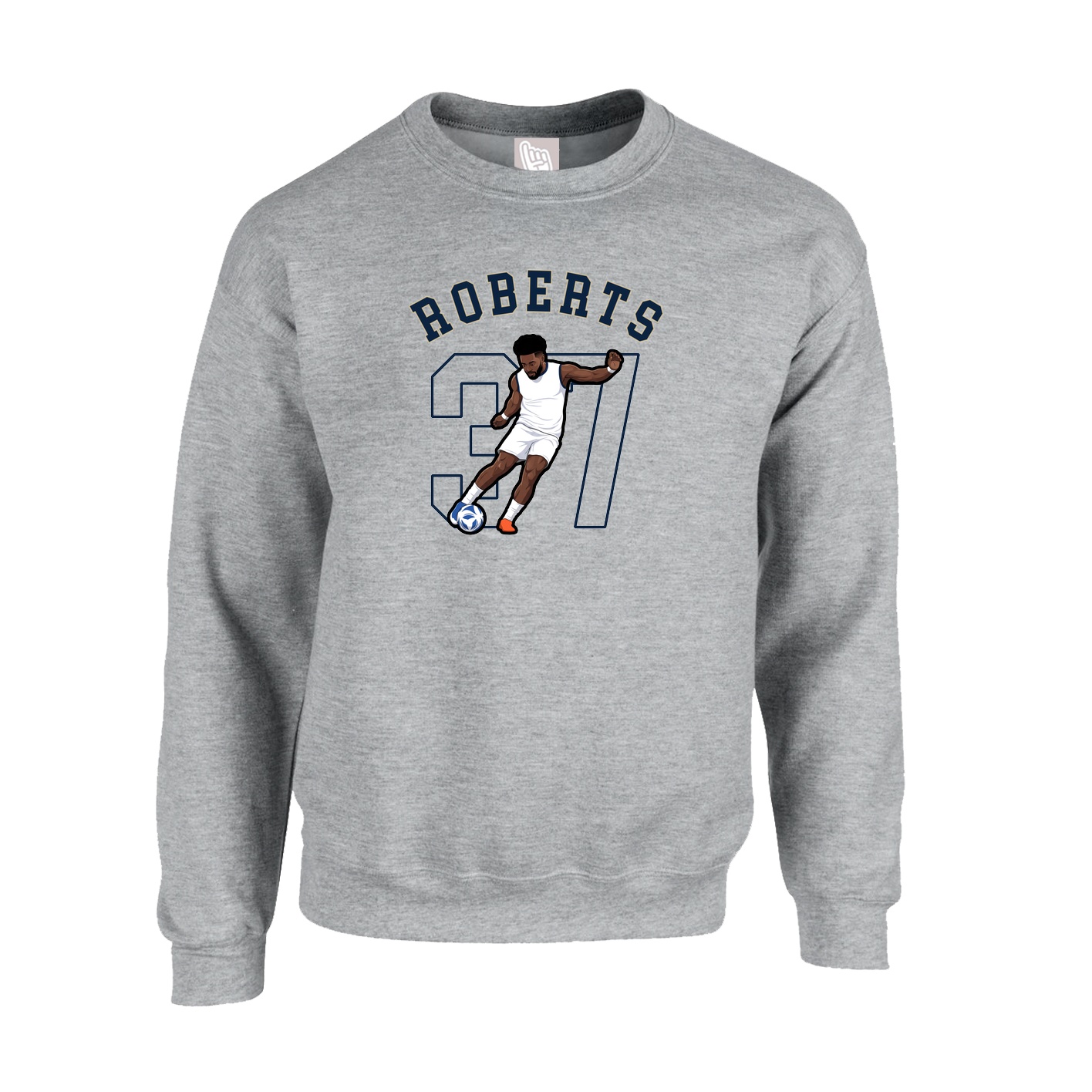 Fleece Crew — Classic in Grey