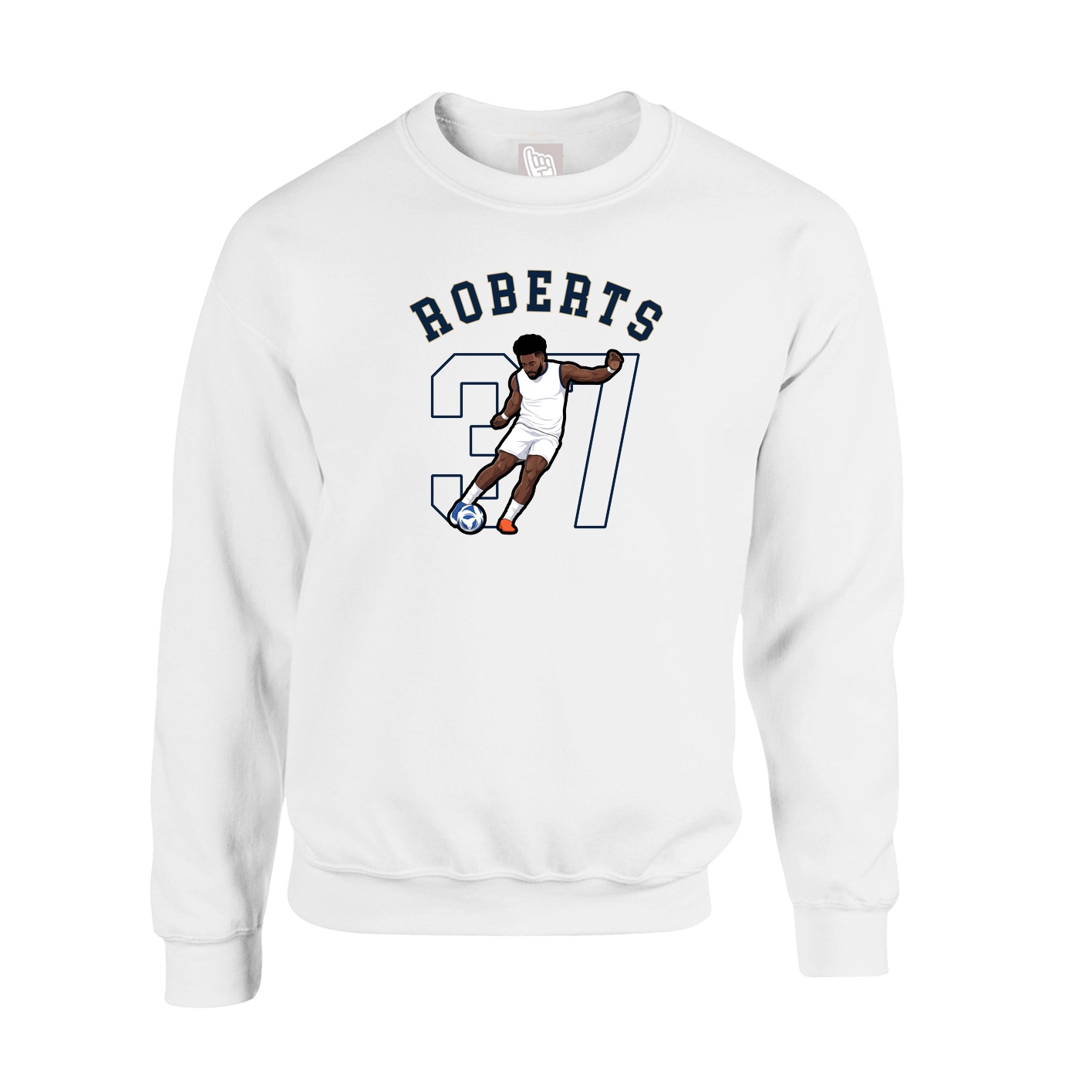 Fleece Crew — Classic in White