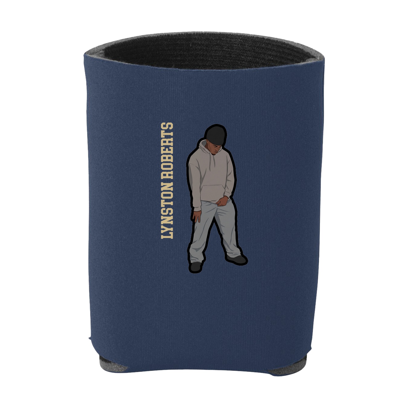 Can Holder — Name Vertical in Navy