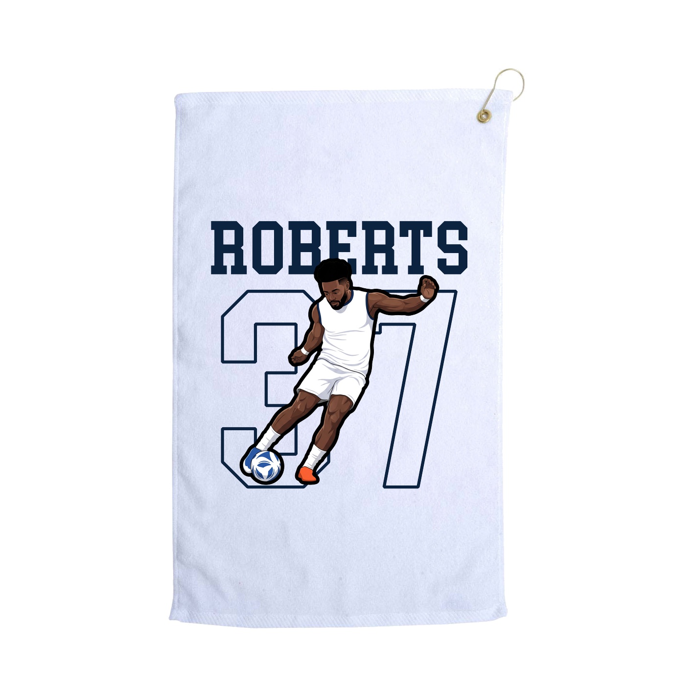 Golf Towel — Classic in White