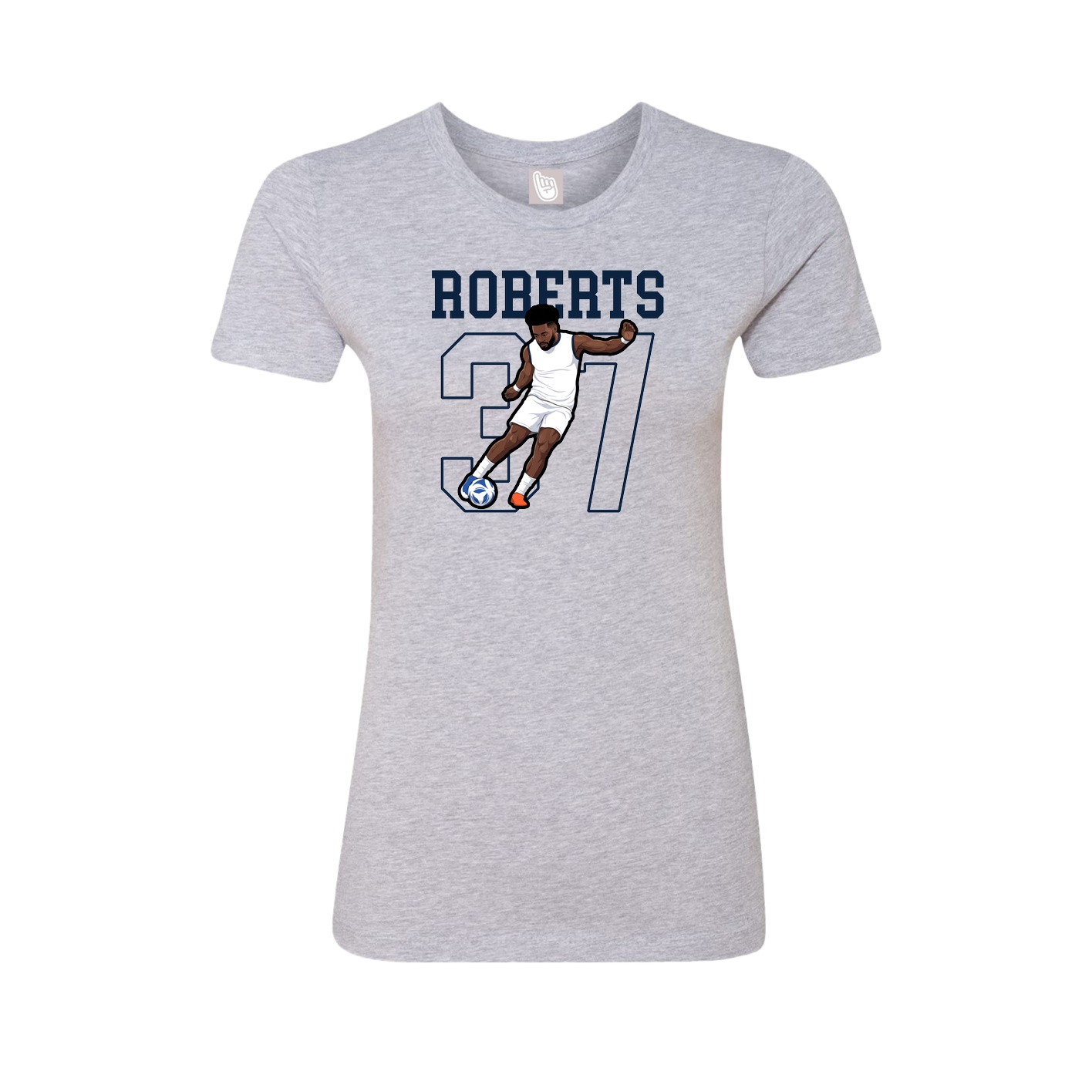 Fitted Women's Tee — Shirsey in Grey