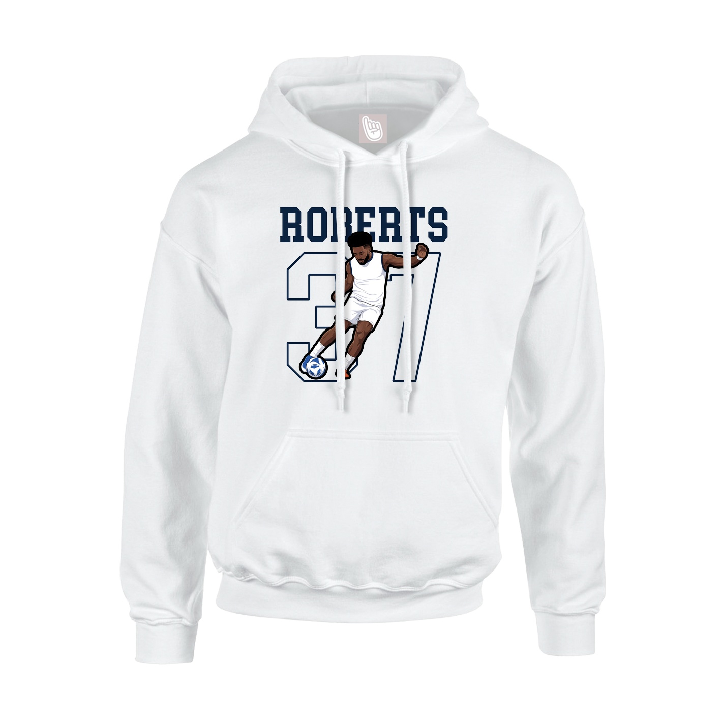 Hoodie — Classic in White