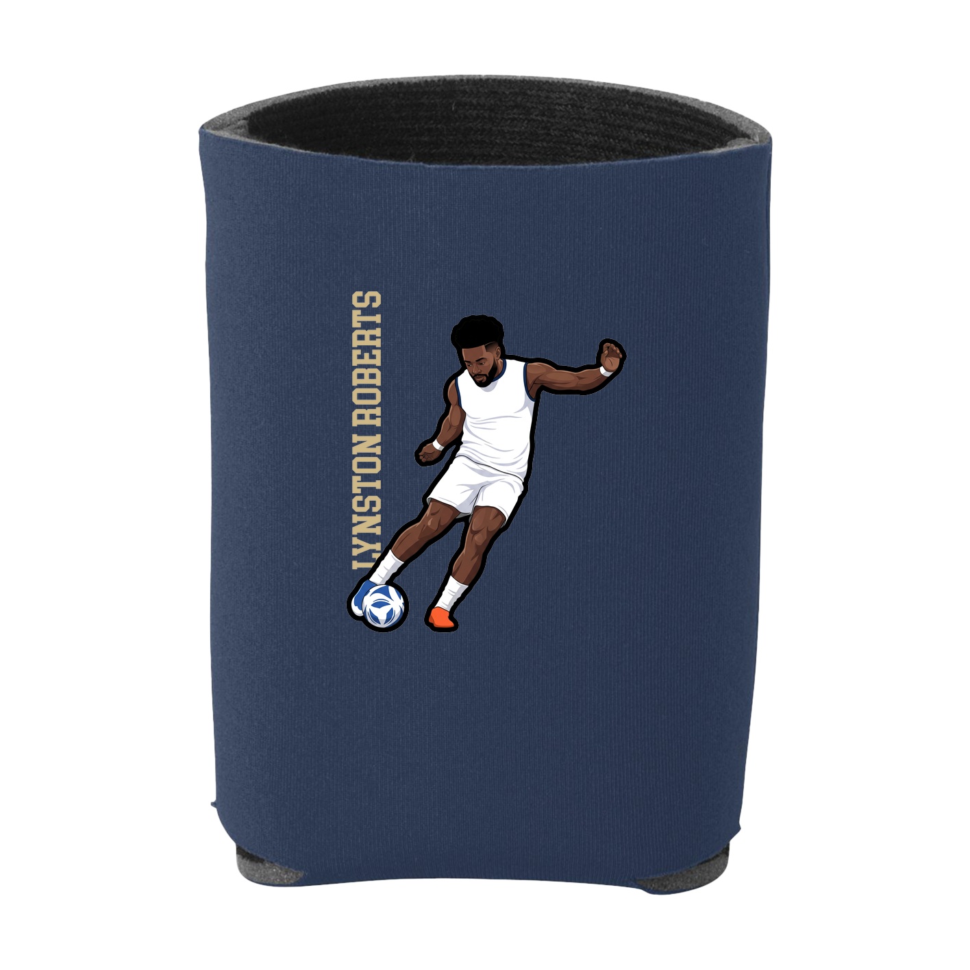 Can Holder — Name Vertical in Navy