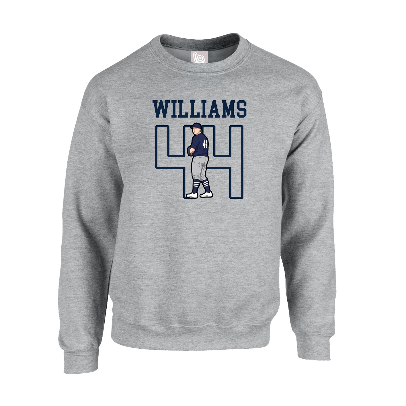 Fleece Crew — Shirsey in Grey