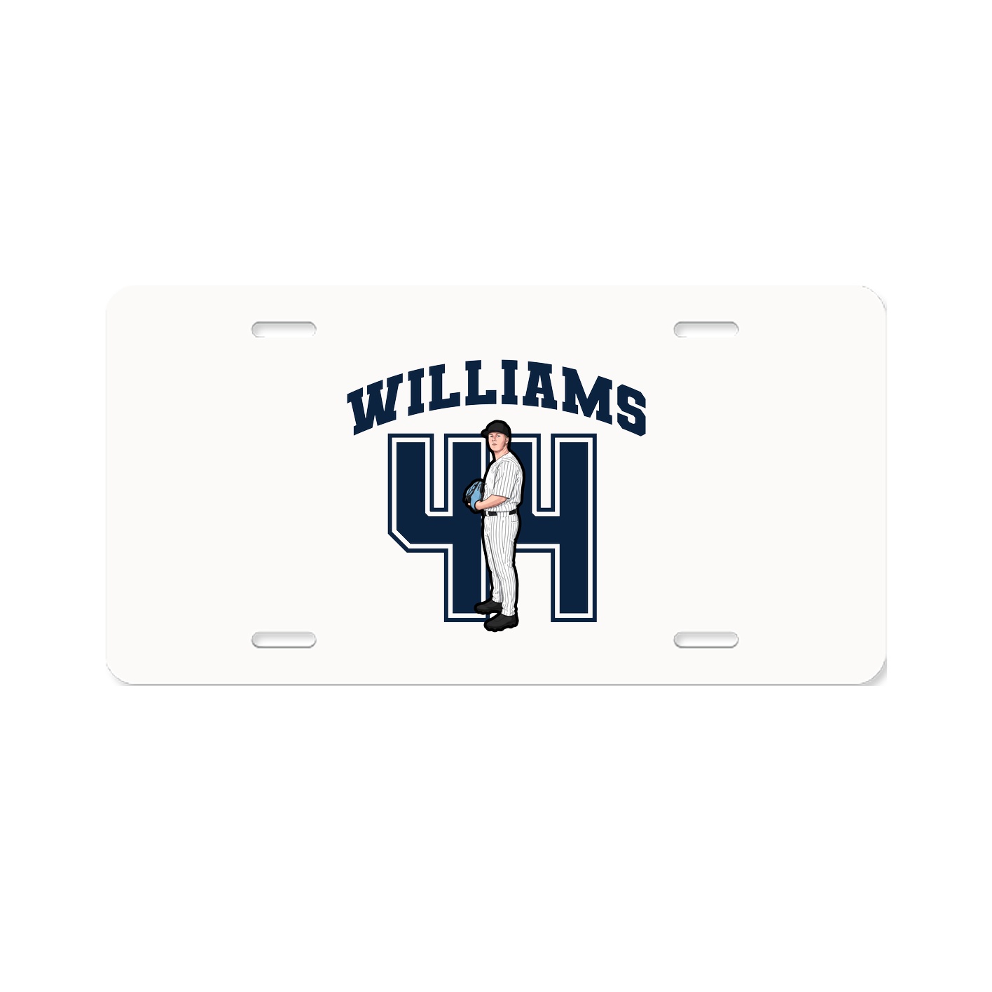 License Plate — Number in Classic