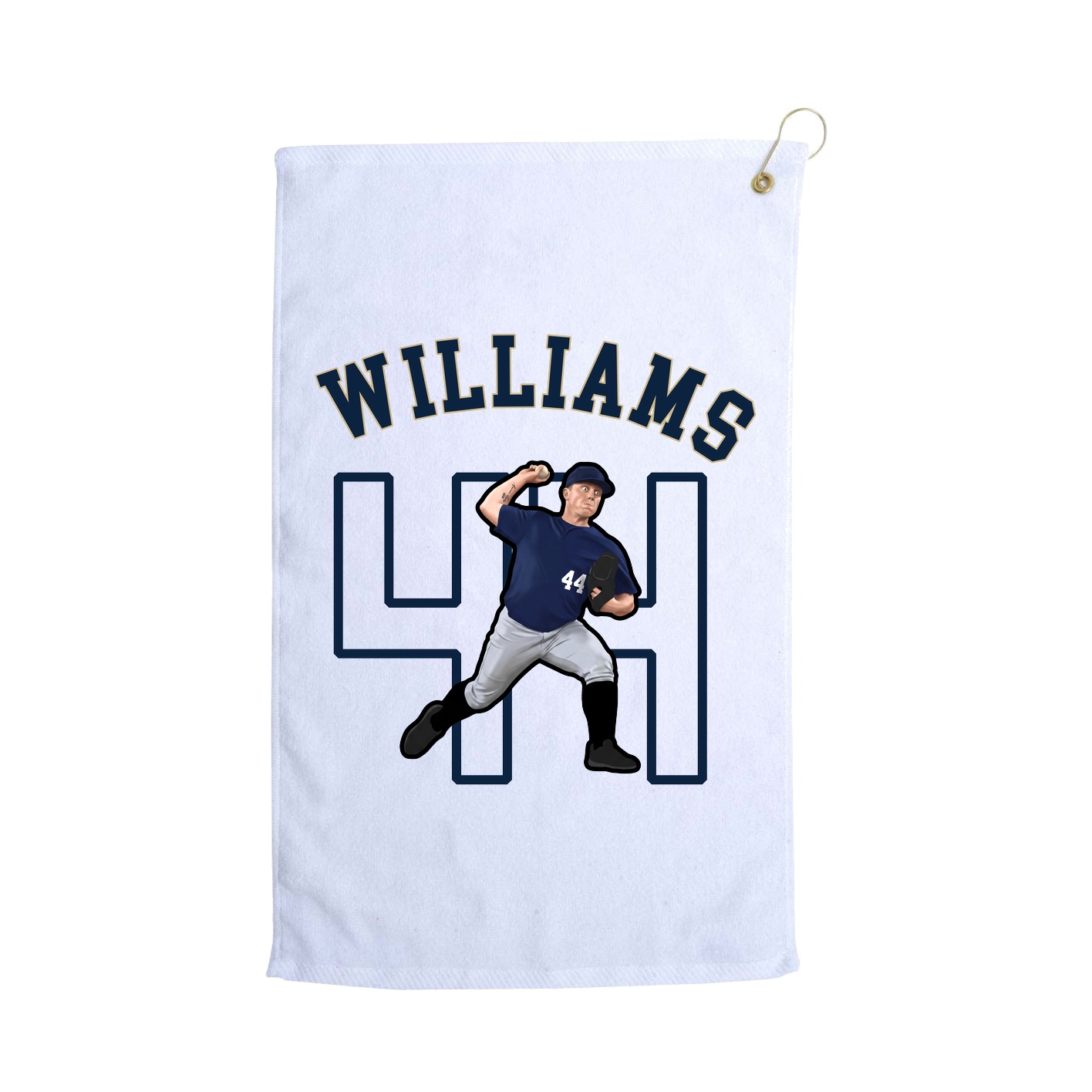 Golf Towel — Shirsey Arch in White