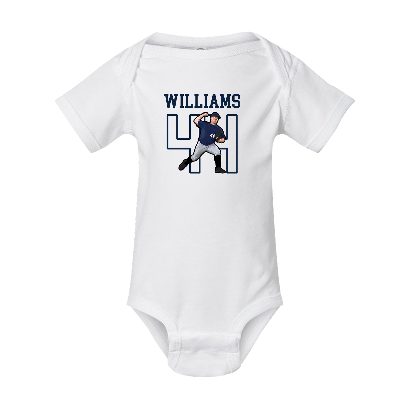 Baby Onesie — Shirsey in White