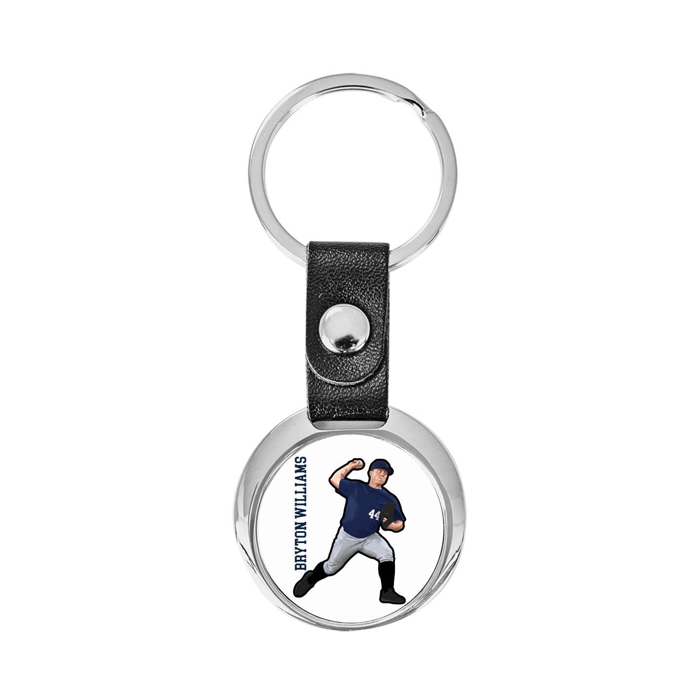 Key Chain — Name Vertical in Classic