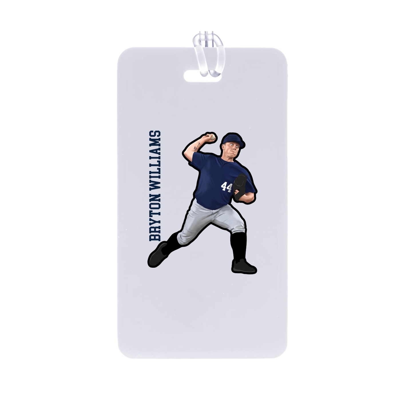 Bag Tag — Name Vertical in Classic