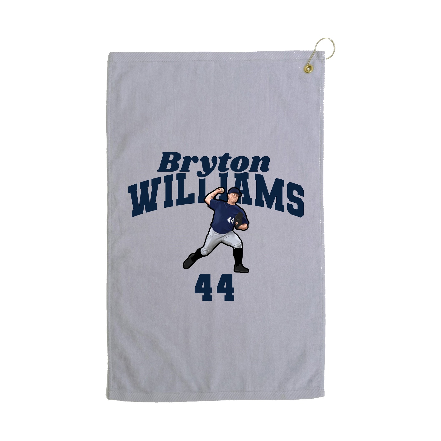 Golf Towel — Signature Arch in Grey