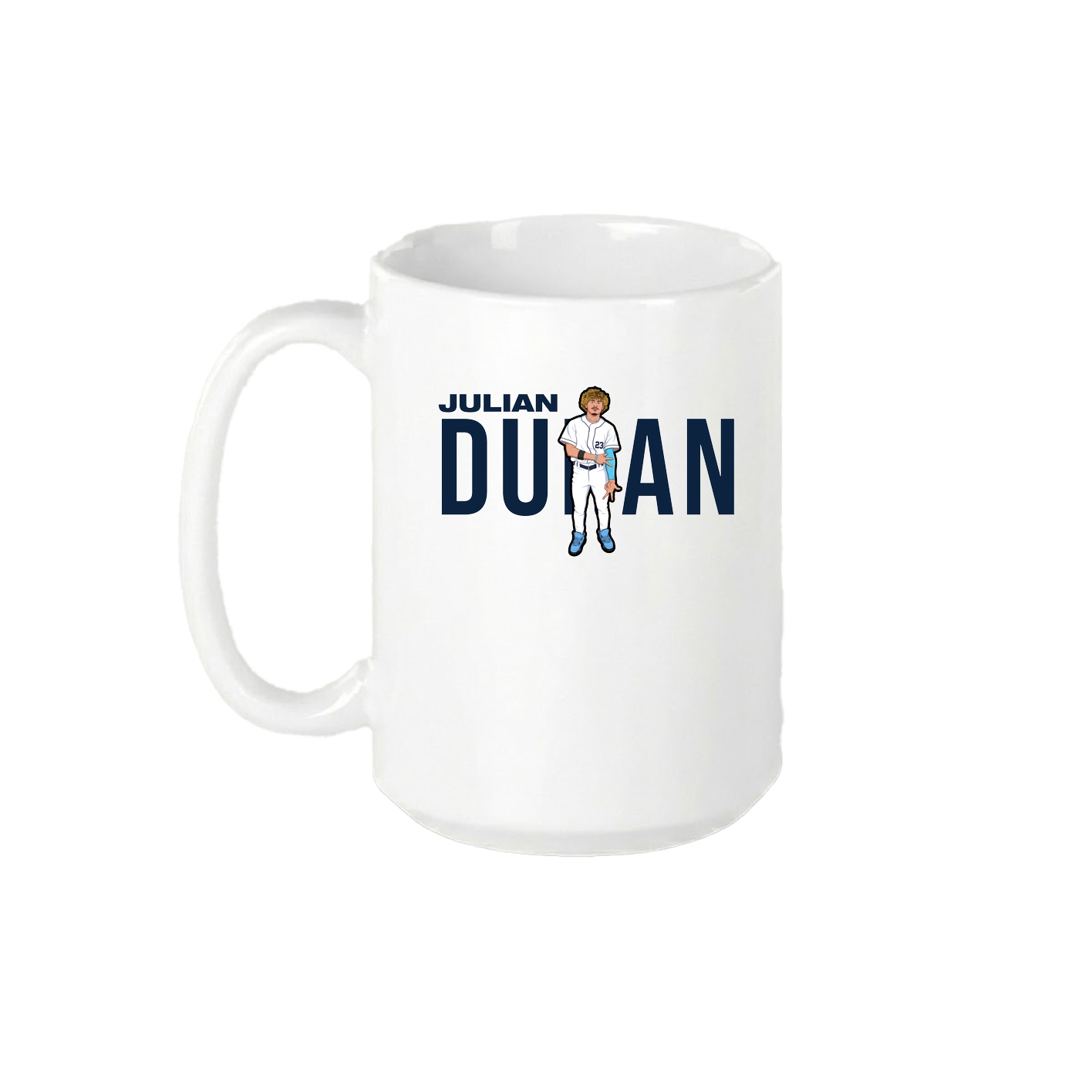 15oz Coffee Mug — Player Name in White