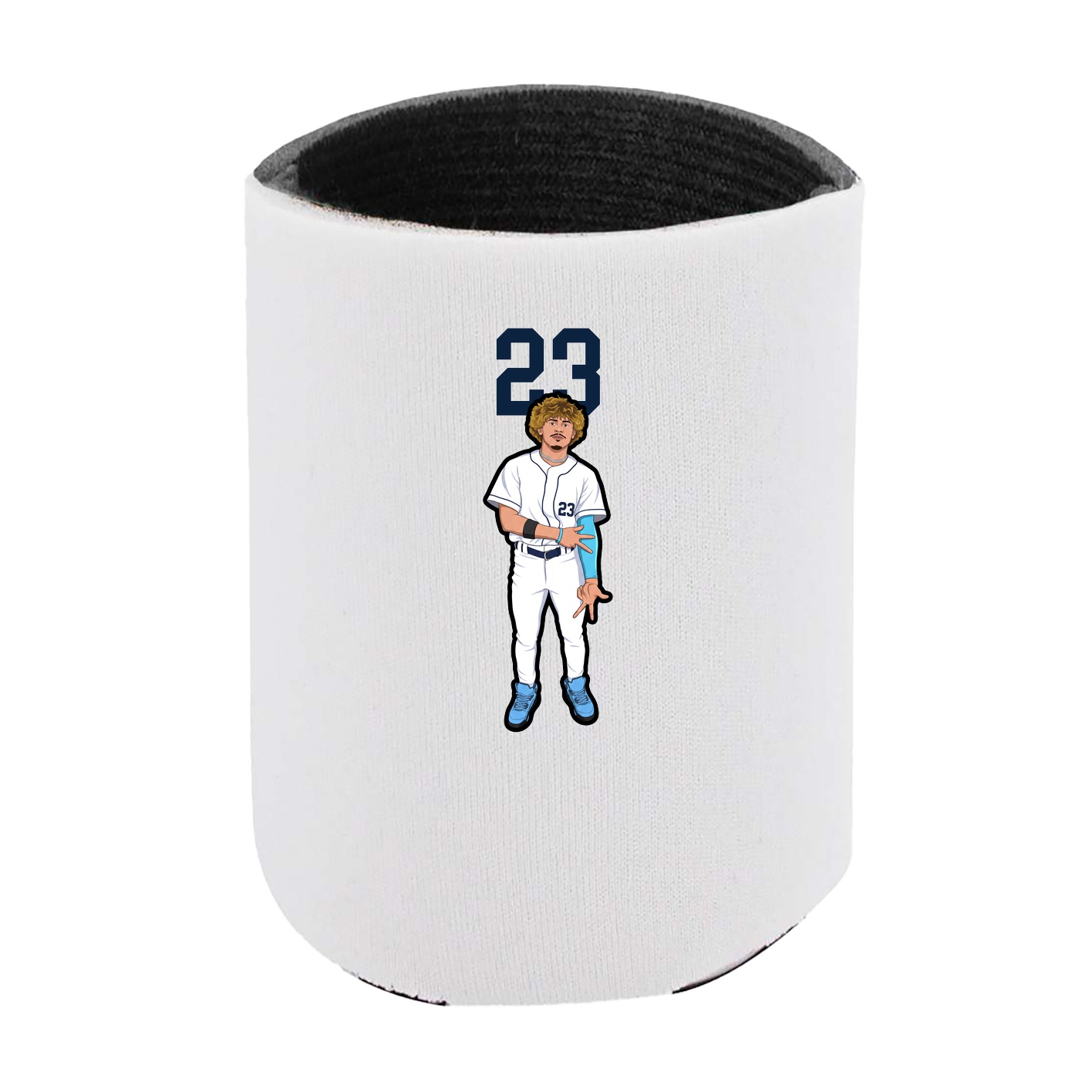 Can Holder — Number Top in White