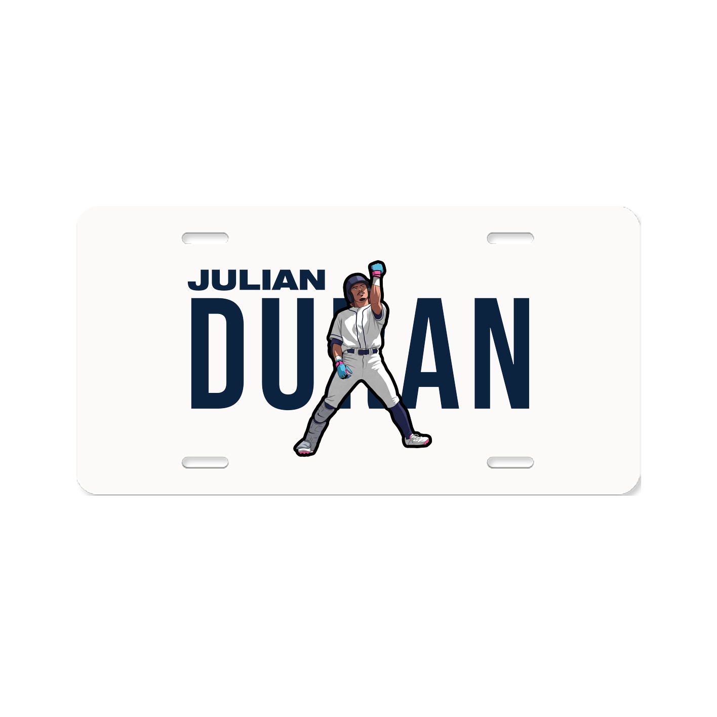 License Plate — Player Name in Classic