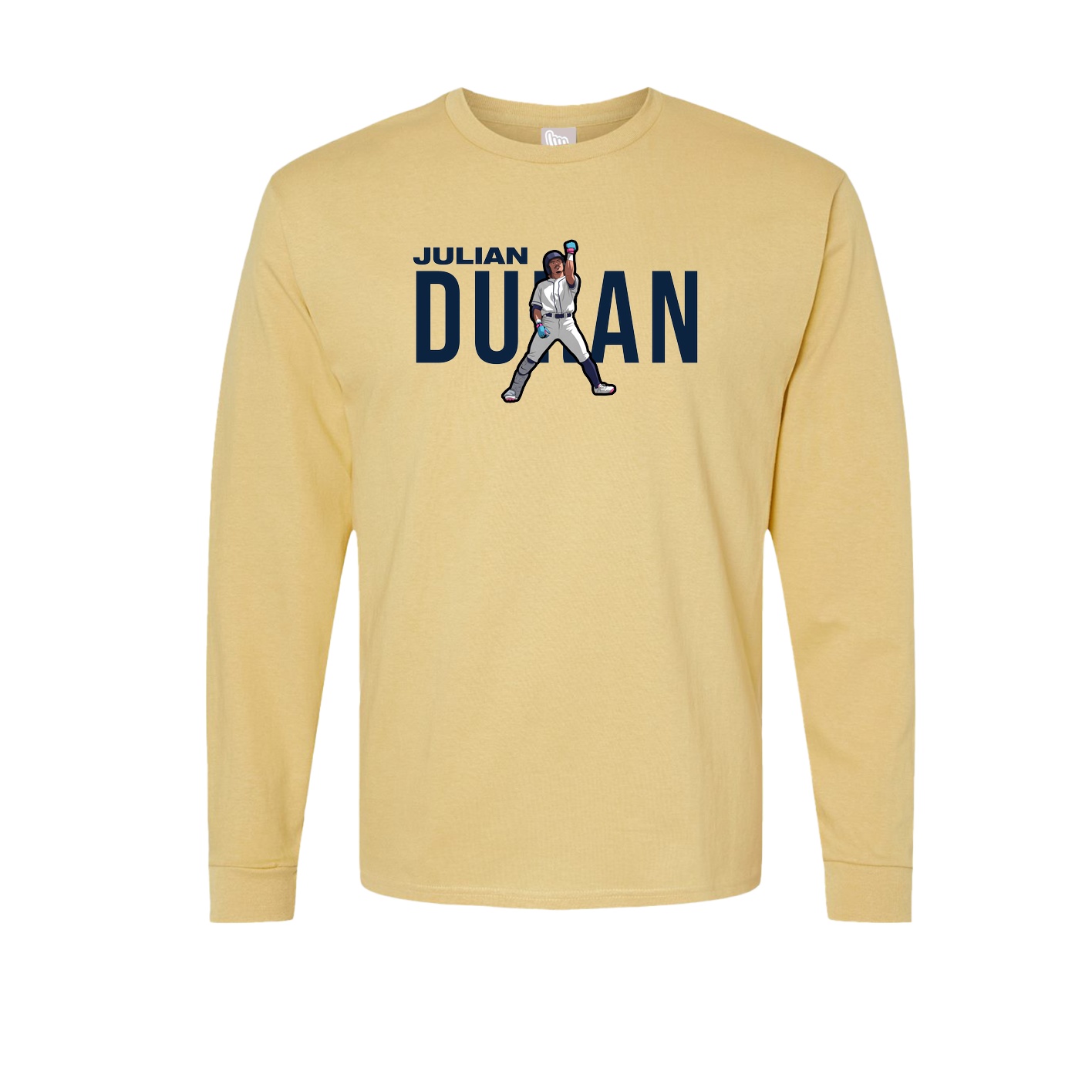 Long Sleeve Tee — Player Name in Vegas Gold