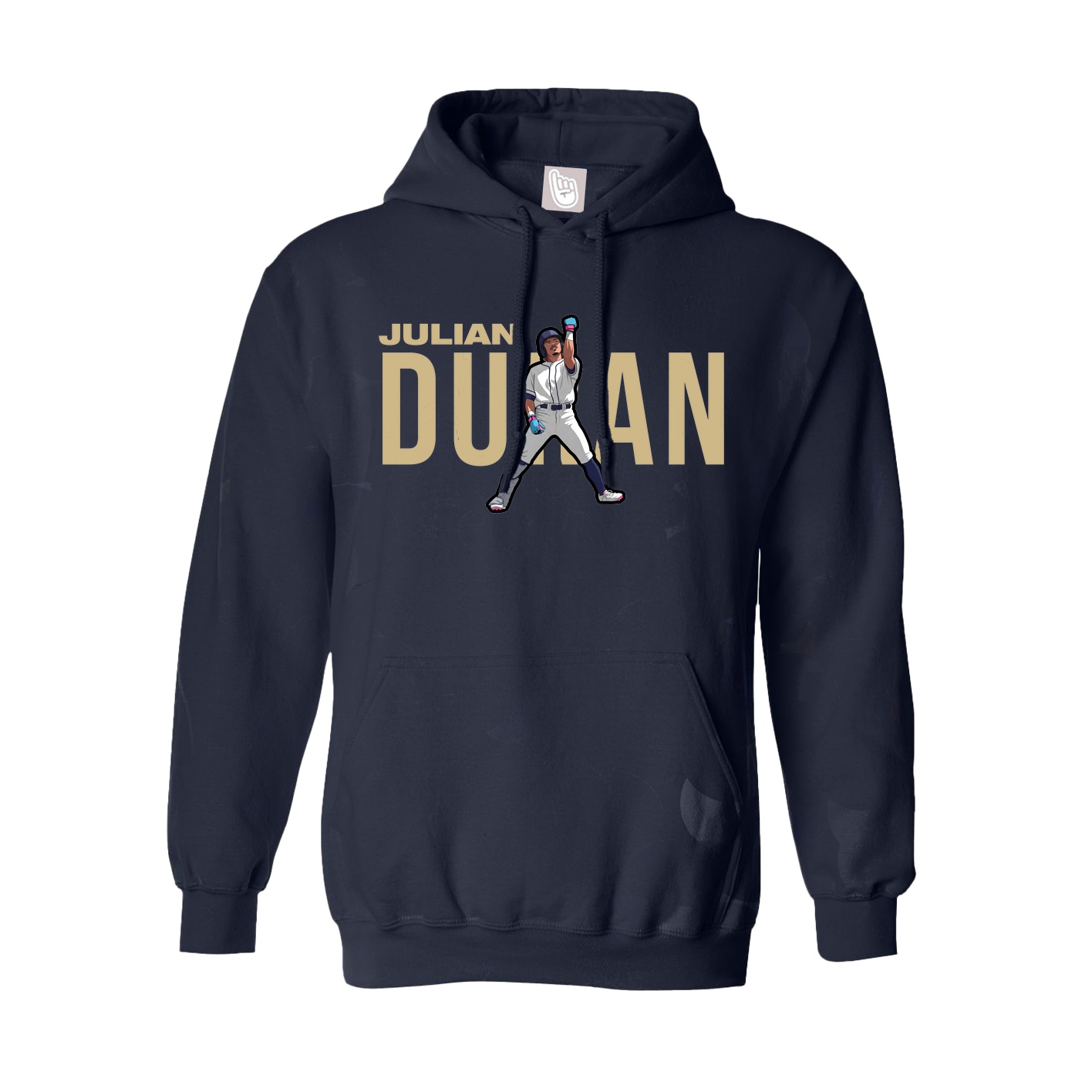 Youth Hoodie — Player Name in Navy