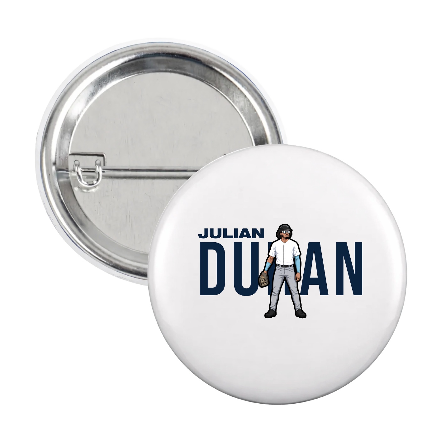 Game Day Button — Player Name in White