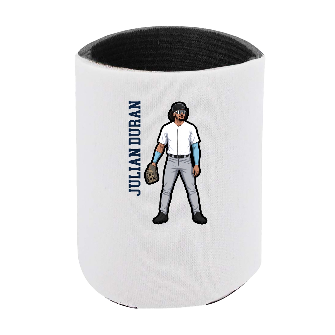 Can Holder — Name Vertical in White