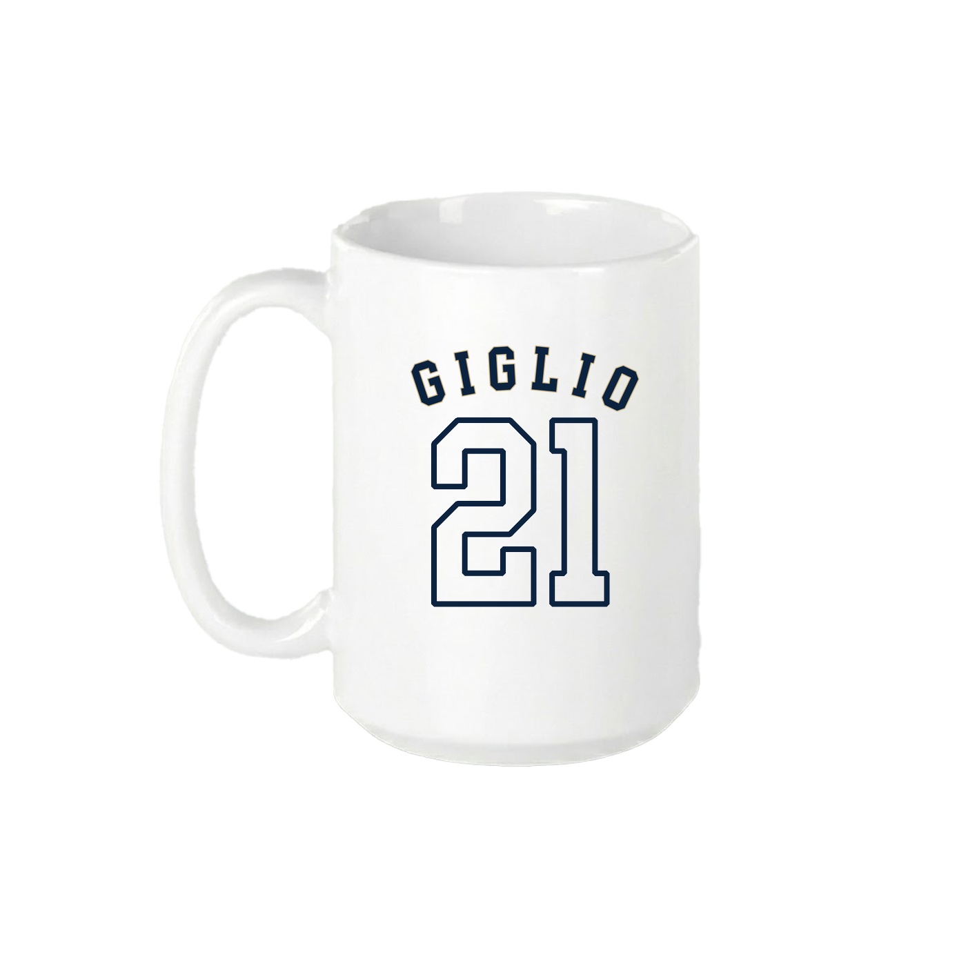 15oz Coffee Mug — Shirsey Arch in White