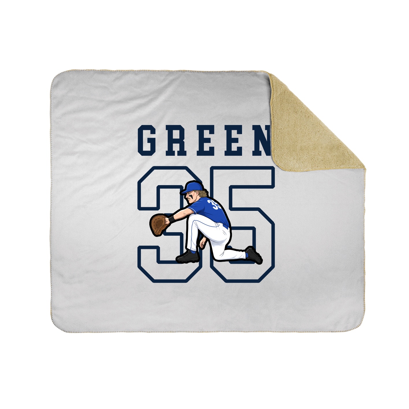 Throw Blanket — Shirsey in White