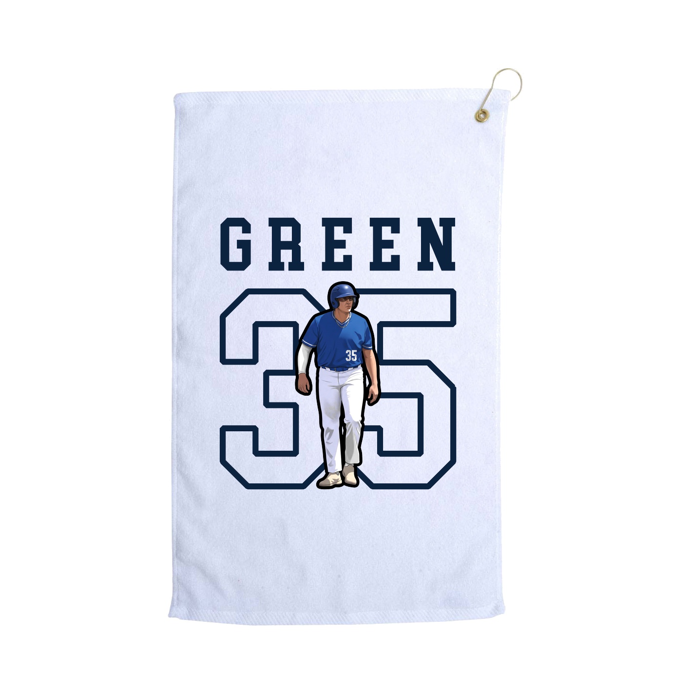 Golf Towel — Shirsey in White