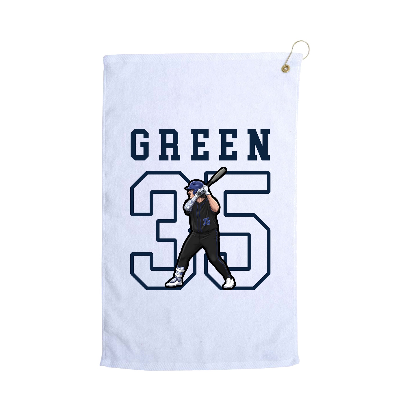 Golf Towel — Shirsey in White